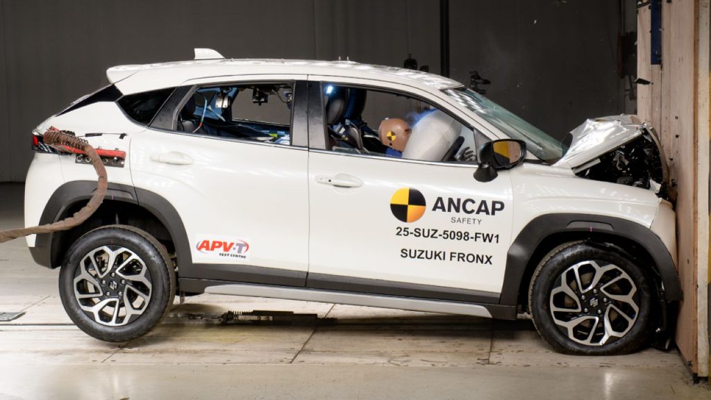 Défaillance des ceintures de sécurité du Suzuki Fronx en Australie